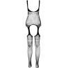 Passion - Bodystocking Eco Collection Eco Bs008 Blanc